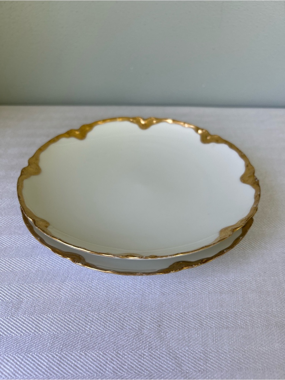 Antique Haviland France Limoges Bread Plates Pair